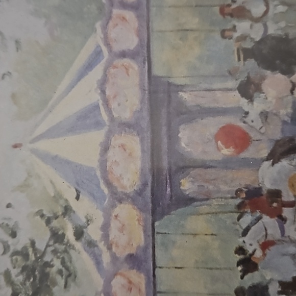 15.5"h Vintage nostalgic matted Wood Framed Art of the days of old - Picture 11 of 16